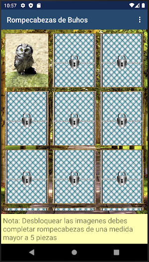 Rompecabezas de Buhos Screenshot 1