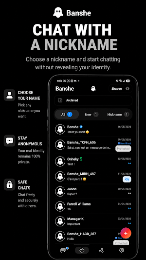 Banshe: Anonymous Chat Screenshot 2