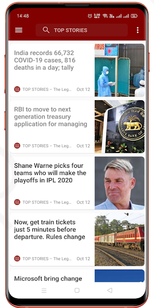 Legal Wire Screenshot 1
