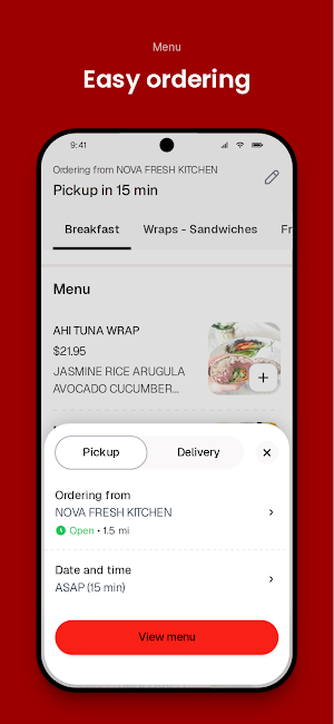NOVA FRESH KITCHEN Screenshot 2
