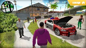 San Andreas City - Police Car Screenshot 3