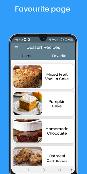 Dessert Recipes Screenshot 2
