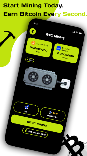 BTC Hash Mining -BTC Miner Sim Screenshot 1