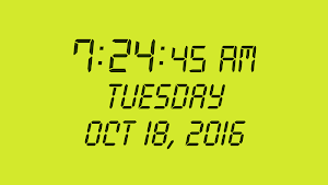 Digital Clock : Simple, Tiny, Ad-free Desk Clock. Screenshot 0
