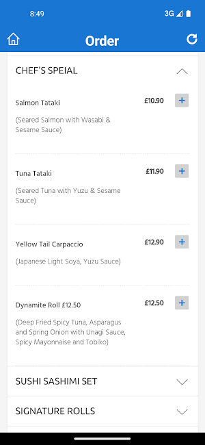 Kirin Japanese Restaurant Screenshot 2