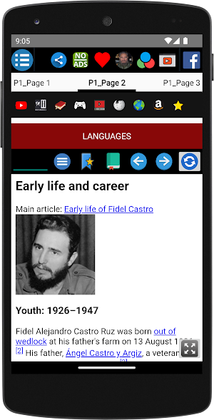 Fidel Castro - Biography Screenshot 2