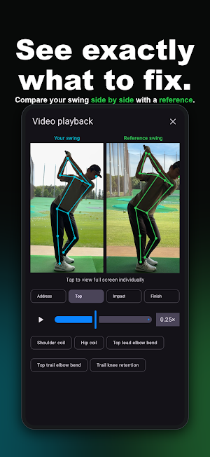 SwingDiff: Golf Swing Analyzer Screenshot 0