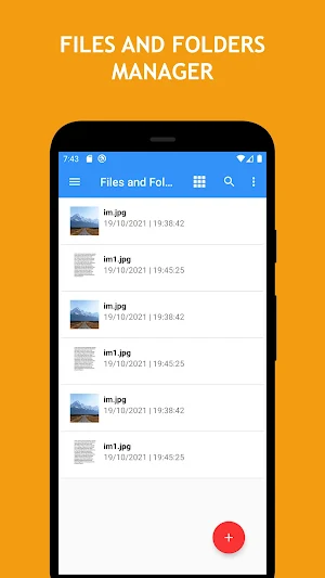 Files and Folders Manager Screenshot 0