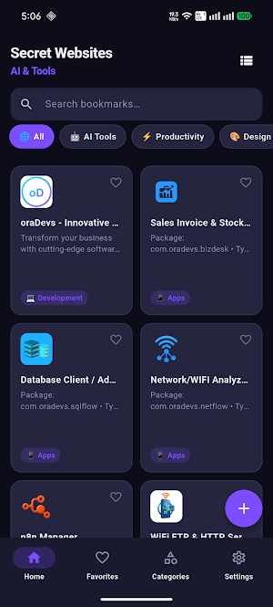 Secret Websites, AI & Tools Screenshot 0
