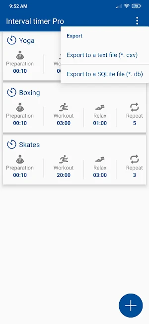 Interval timer Pro Screenshot 1