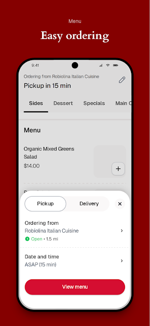 Robiolina Italian Cuisine Screenshot 2