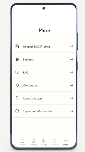 IQOS app: Device companion Screenshot 1