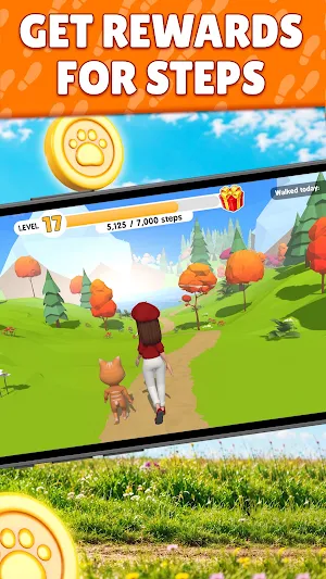 Joy Walk: Step Counter Game Screenshot 1