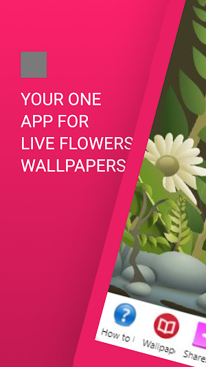 Mix Colourful Flowers Live Wallpaper Screenshot 0