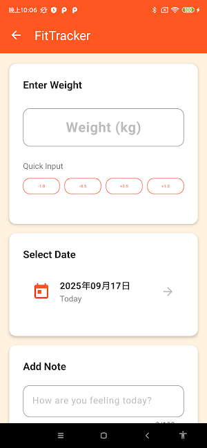 Win678FitTracker Screenshot 3