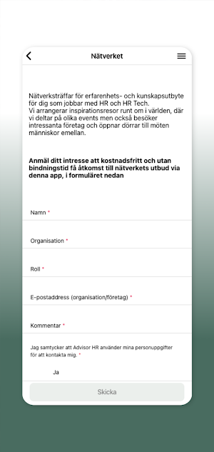Advisor HR Screenshot 2
