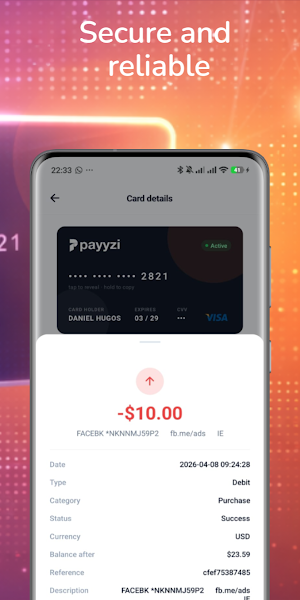 Payyzi Virtual Card Screenshot 2