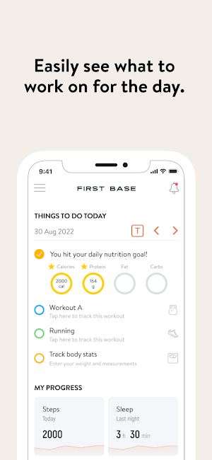 First Base Fitness Screenshot 1