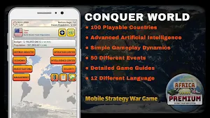 Global War Simulation - Africa PREMIUM Screenshot 0