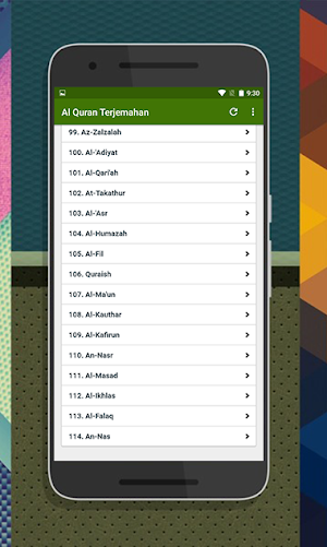 Al Qur'an Terjemahan Screenshot 1