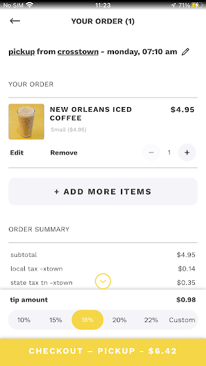 French Truck Coffee Screenshot 3