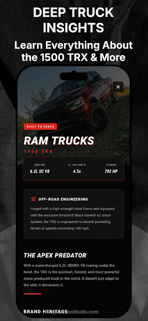 RAM Truck Wallpapers 4K Screenshot 2
