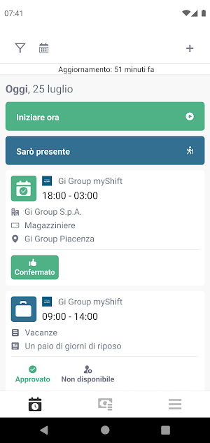 Gi Group myShift Screenshot 1