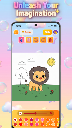 Kids Coloring: Drawing Games Screenshot 1