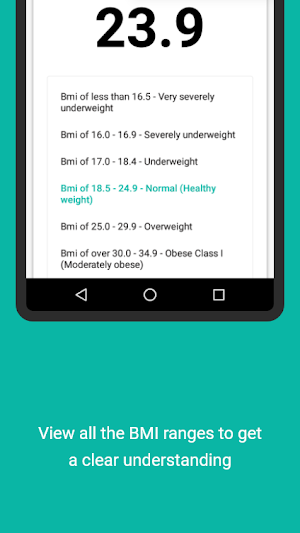 BMI Calculator Screenshot 2