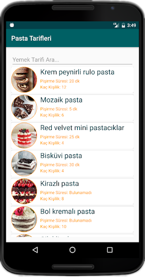 İnternetsiz Pasta Tarifleri Screenshot 0