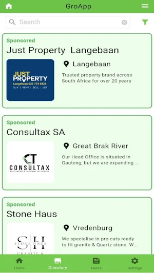 GroApp Screenshot 2
