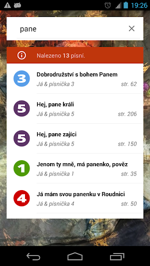 Který zpěvník? Screenshot 3