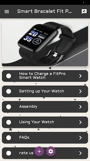 Smart Bracelet Fit Pro Guide Screenshot 0