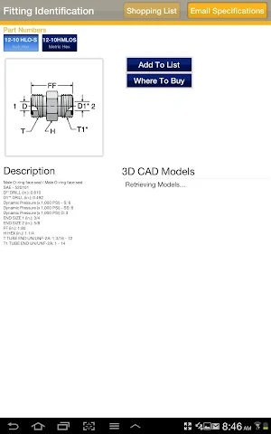 Fitting Finder Screenshot 2