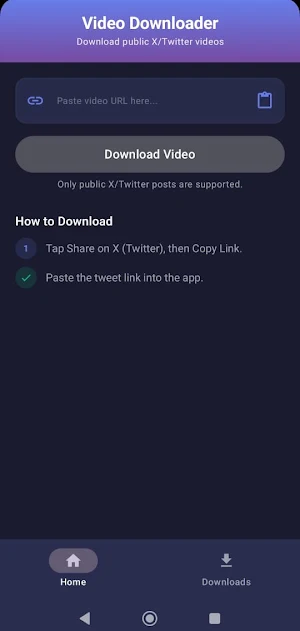 Save Twitter/X Videos Screenshot 0