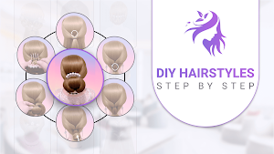 DIY Hairstyles step by step Screenshot 0