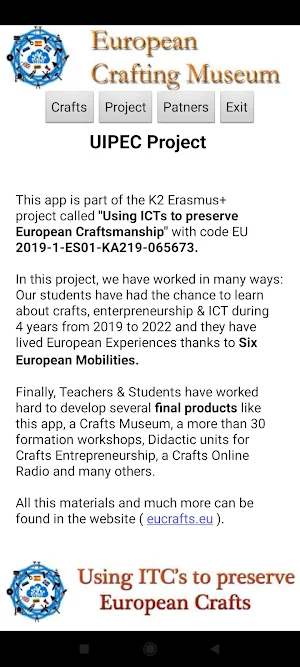UIPEC E+ Crafts Screenshot 1