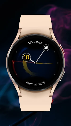 Color Trails Watch Face Screenshot 2