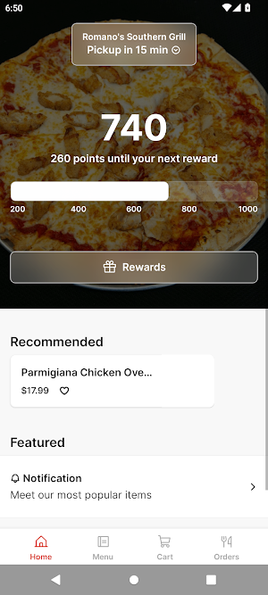 Romano's Southern Grill Screenshot 0