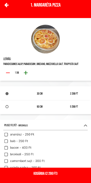 Na-No Pizzéria és Gyros Bár Screenshot 2