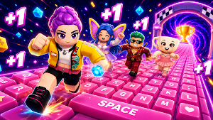 Obby Speed: Keyboard Run Screenshot 1
