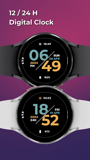 EXD039: Minimal Watch Face Screenshot 1