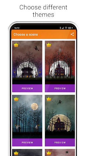 Halloween live wallpapers and countdown Screenshot 2