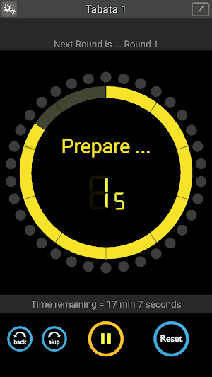 Tabata Timer Screenshot 2