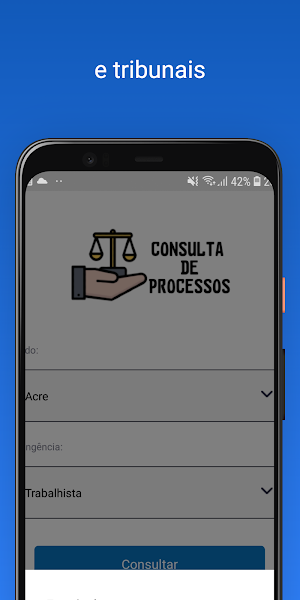 Consulta de Processos Screenshot 3