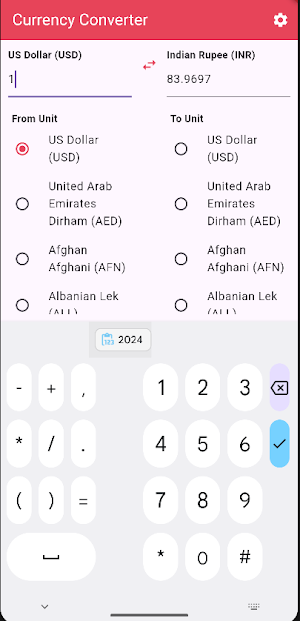 Global Currency Converter Screenshot 1