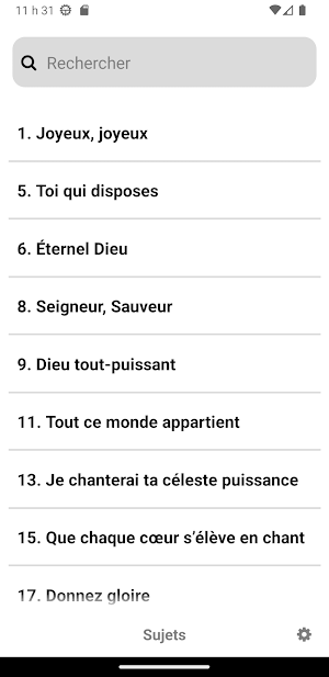 Chante mon cœur Screenshot 1