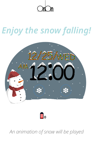 onion watchface X-mas 2024 Screenshot 2