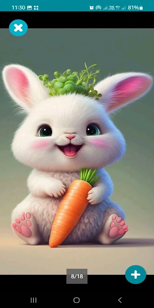 Cartoon Rabbit Cute Wallpaper Screenshot 2