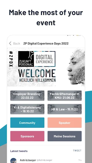 Zukunft Personal - Event App Screenshot 1